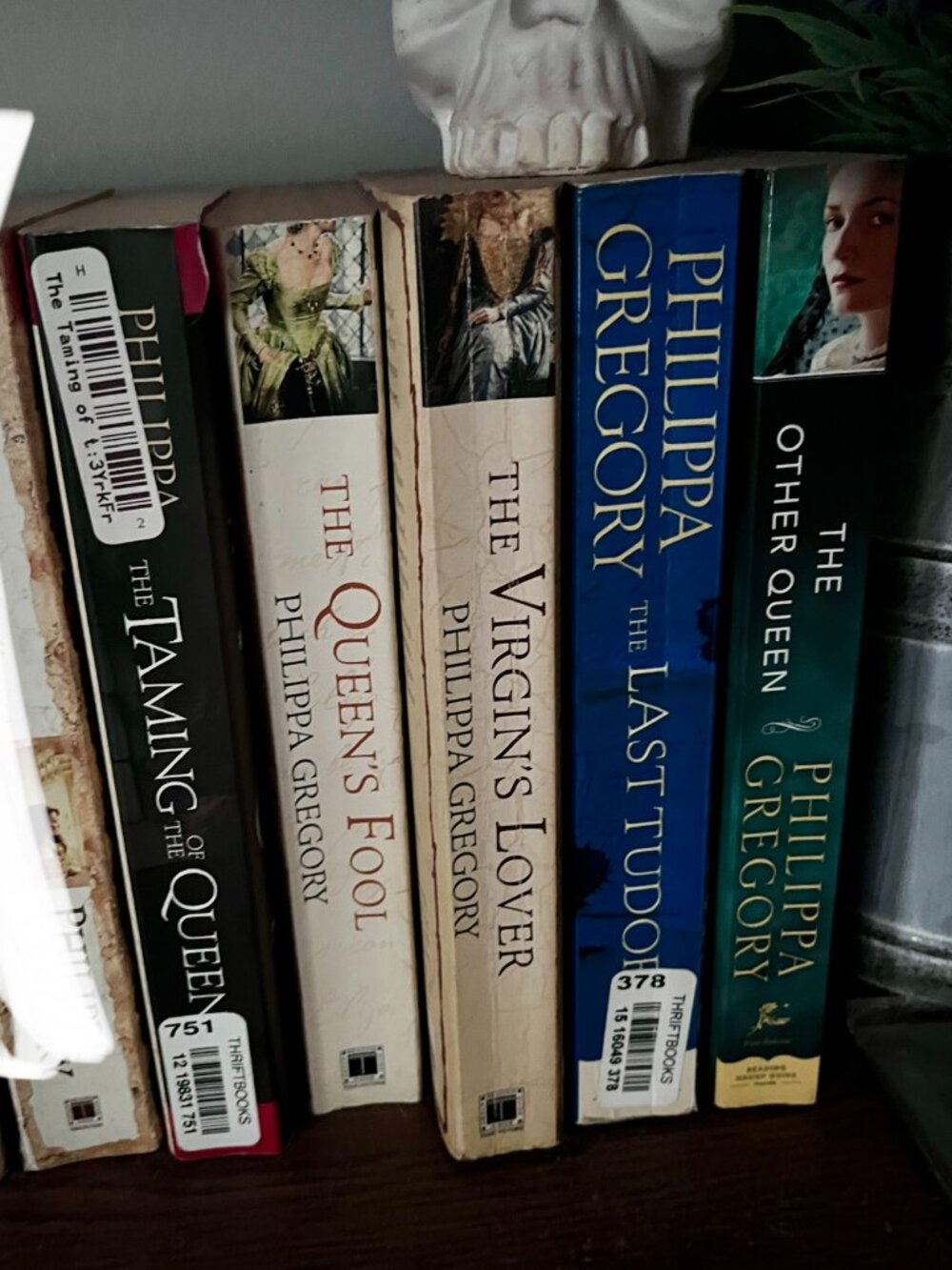 Set of books by Philippa Gregory